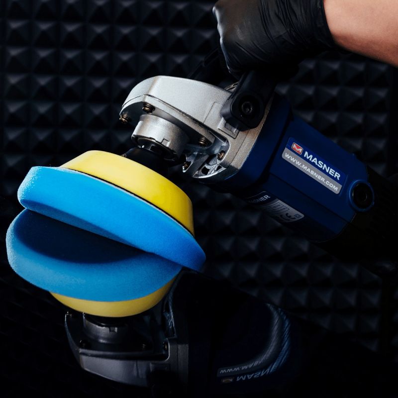 SFUNGJER (TAMPON) LUCIDIMI K2 DURAFLEX 150X25 mm (BLUE - HARD ABRASIVE) - L611