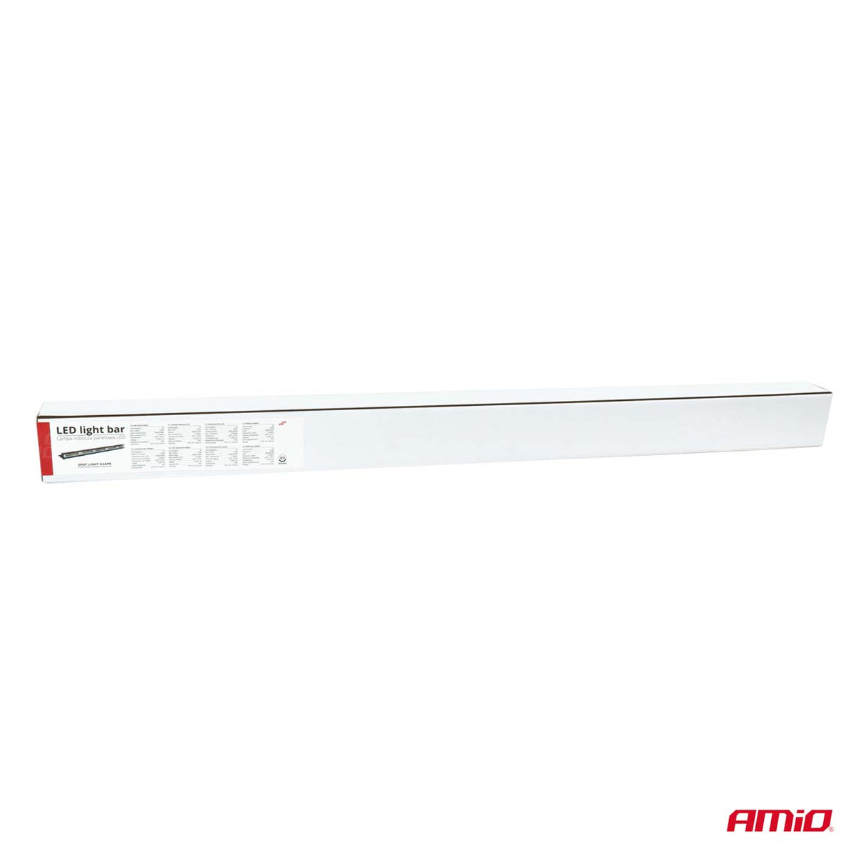 LIGHT BAR AMIO AM-03261 SLIM 50cm 9-36V 162W SPOT (AWL-50)