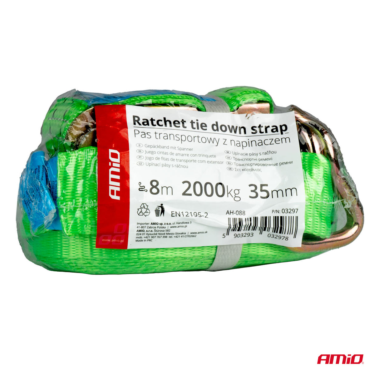 LITAR BAGAZHI ME KRIKET AM-03297 2000 kg 38 mm 8 m SET