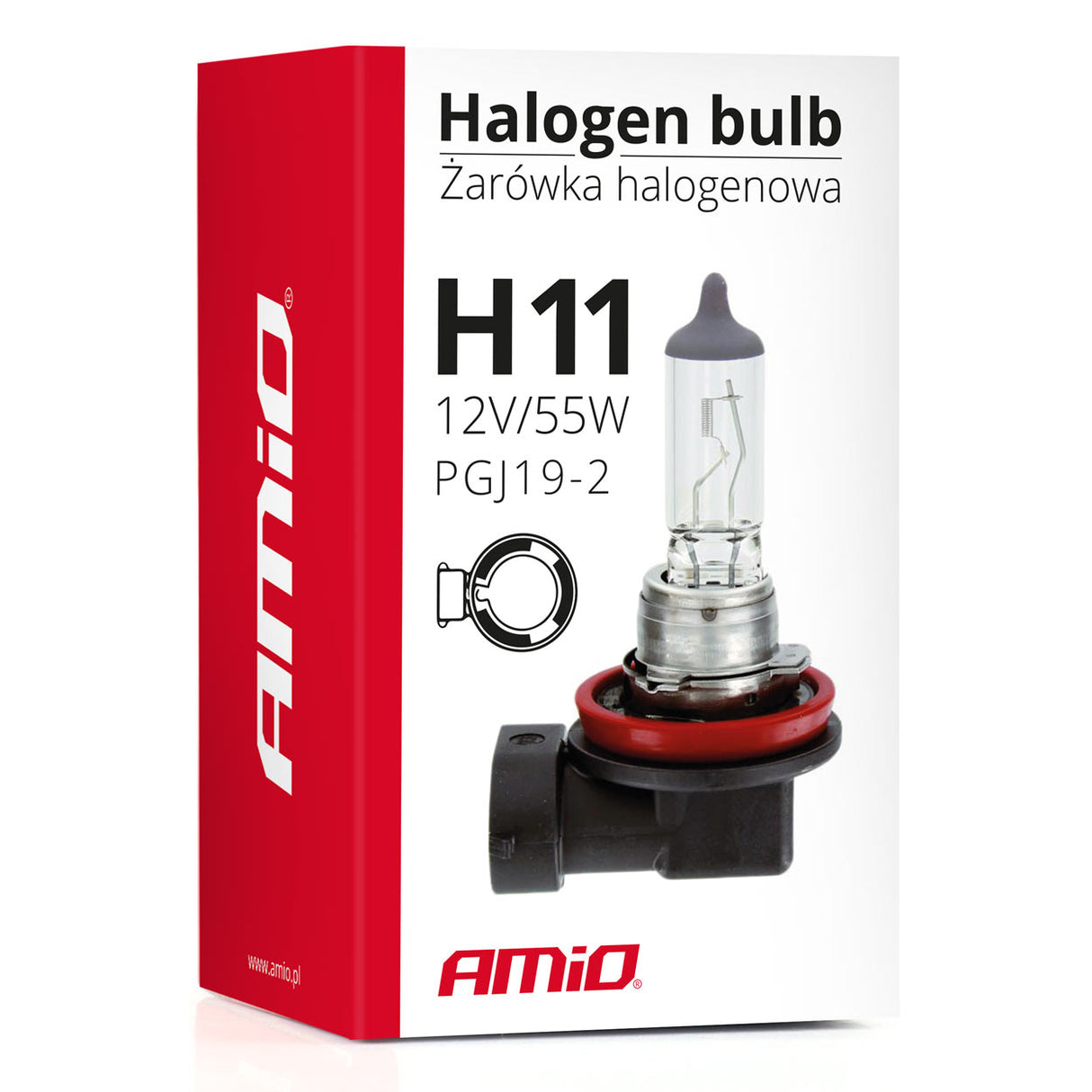 LLAMPA AMiO H11 12V 55W AM-01159 1 COPE