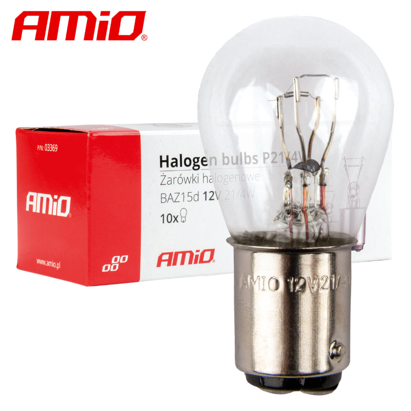 LLAMPA AMiO P21/4W 12V AM-03369 10 COPE