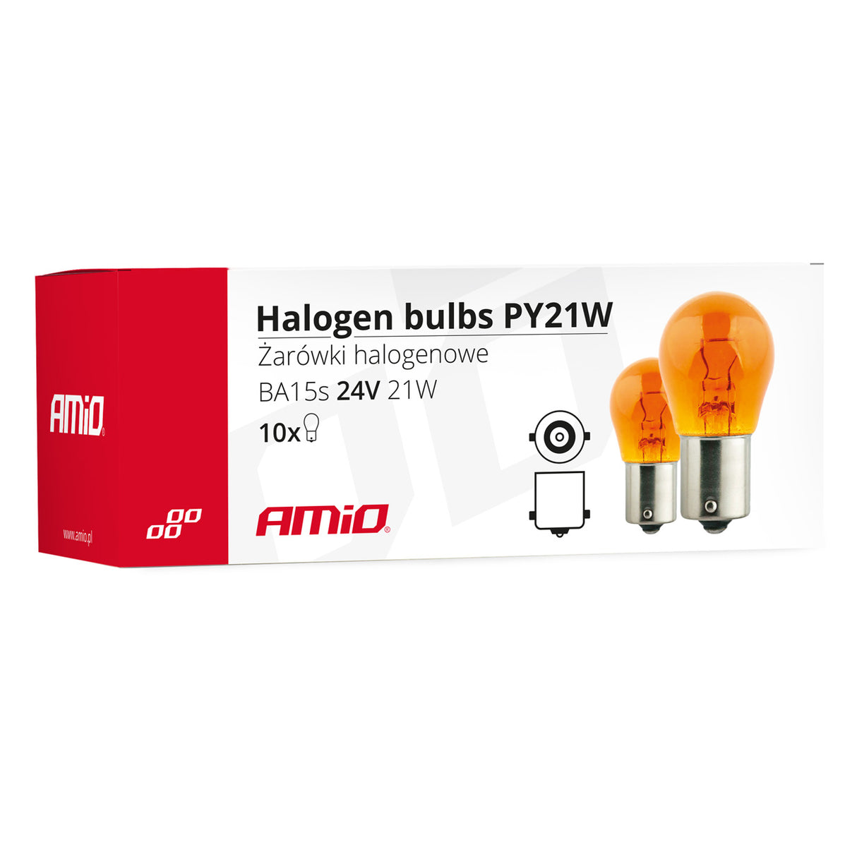 LLAMPA AMiO PY21W 24V AMBER AM-01005 10 COPE