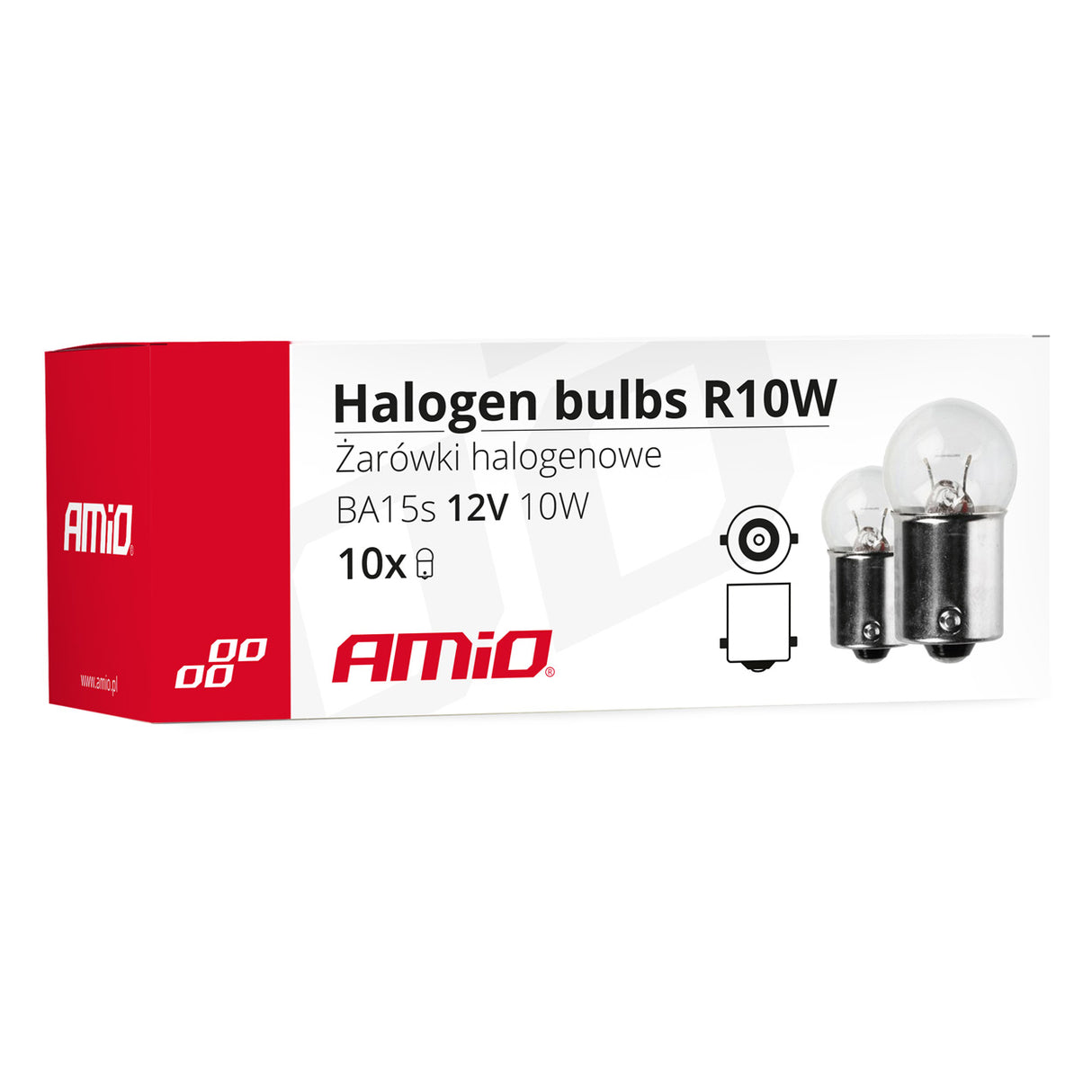 LLAMPA AMiO R10W 12V AM-01487 10 COPE