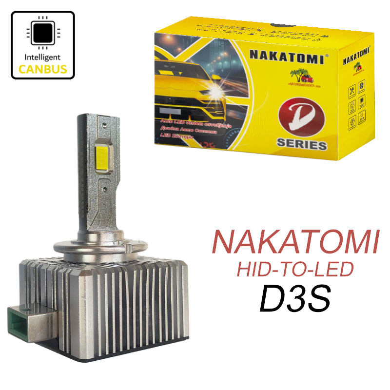 LLAMPA HID-TO-LED NAKATOMI D3S 12V INTELLIGENT CANBUS AV-K-6.1.246 SET