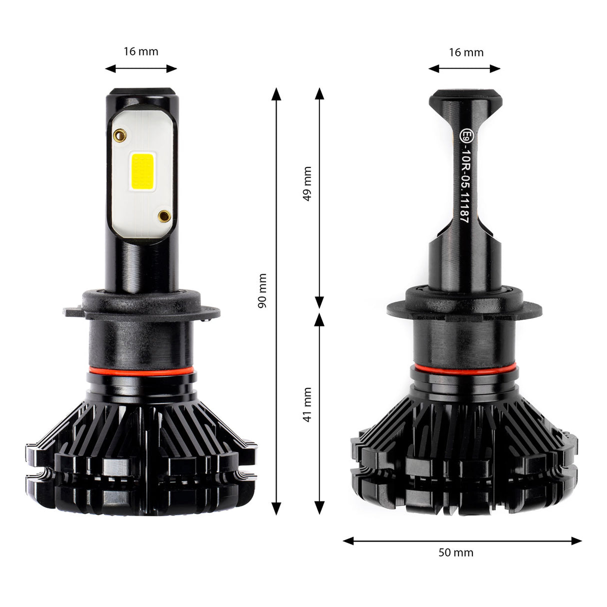 LLAMPA LED AMiO H7 CX-Series AM-01074 +170% 6-18V 30W 6000K SET