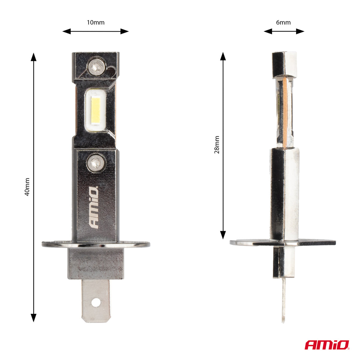 LLAMPA LED AMiO HYBRID-Series H1 AM-04112 CANBUS 12V 60W 5600LM 6000K SET