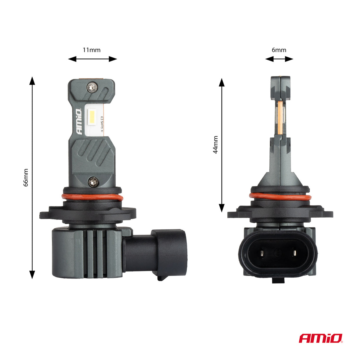LLAMPA LED AMiO HYBRID-Series HB3/ HIR1/ H10 AM-04117 CANBUS 12V 60W 5600LM 6000K SET