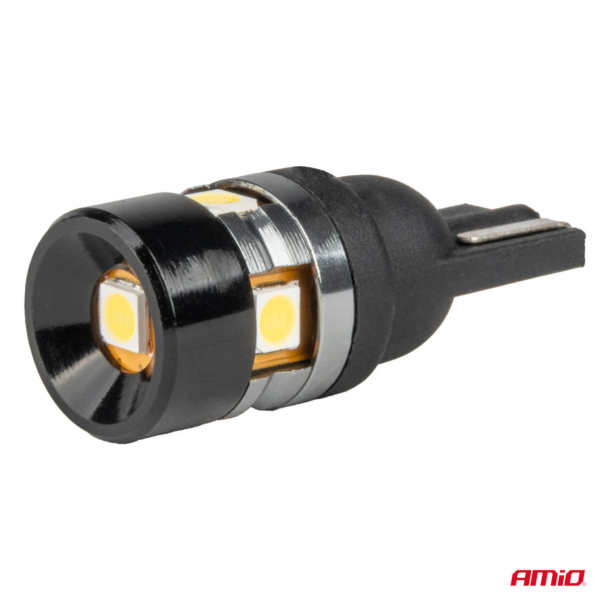 LLAMPA LED CANBUS AMiO AM-04239 5xSMD-3030 W5W 12-24V TE BARDHA 2 COPE