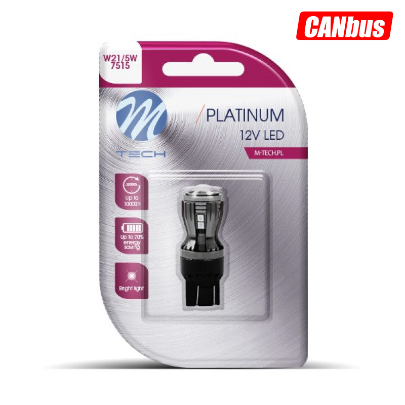 LLAMPA LED CANBUS M-Tech MT-LB823R W21/5W 12V-24V 14xSMD2835-LED TE KUQE B1