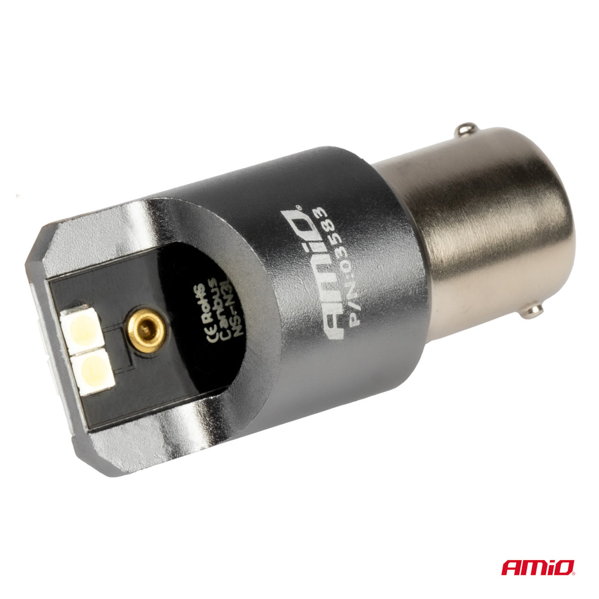 LLAMPA LED CANBUS PRO-Series AMiO AM-03583 4xSMD-3030 P21W 12V/24V White
