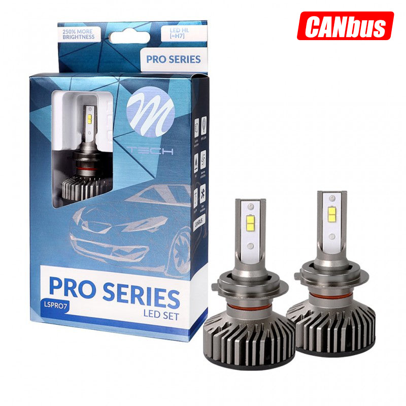 LLAMPA LED M-TECH PRO H7 9-16V max 40W MT-LSPRO7 CANBUS IP65 SET