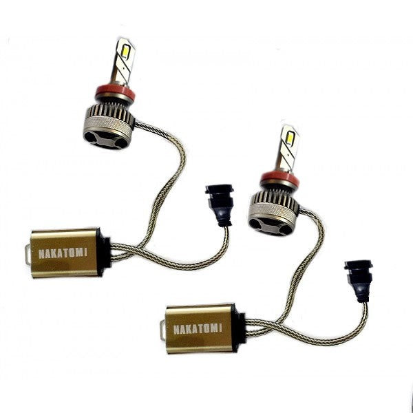 LLAMPA LED NAKAMOTO/ NAKATOMI (X6) H8/ H9/ H11 AV-K-6.1.237 12V/24V 60W 6800LM 6000K SET