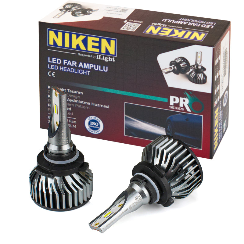 LLAMPA LED NIKEN PRO Series HB3 9005 12 V 30 W 8000 LM SET