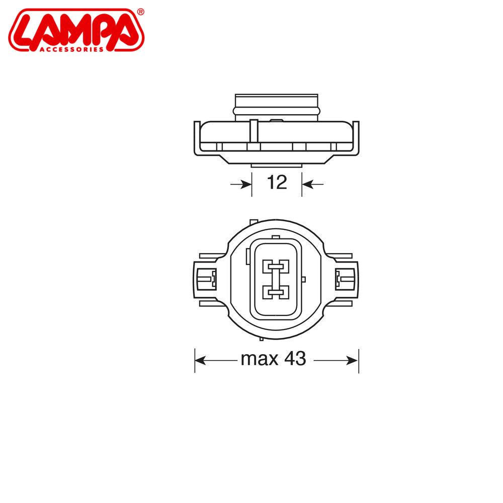 LLAMPA LMP-58006 PSY24W 12 V 24 W 3100K (AMBER) B1