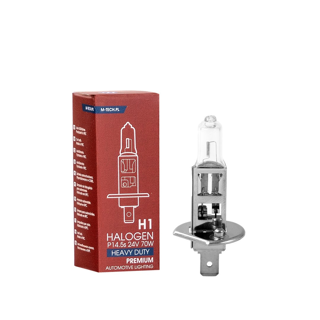 LLAMPA M-Tech HEAVY DUTY H1 24V 70W CLEAR MT-ZHD901-C1