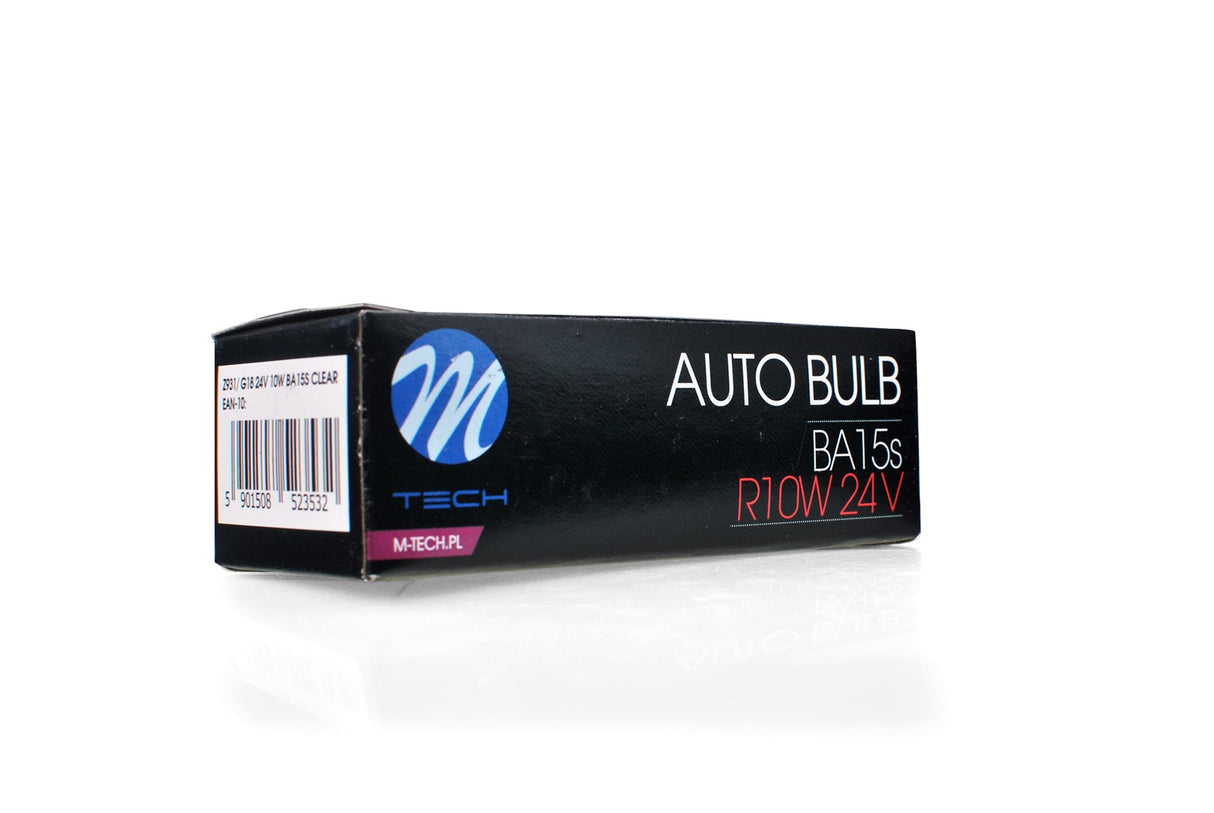 LLAMPA M-Tech R10W 24V BA15s CLEAR MT-Z931-C1