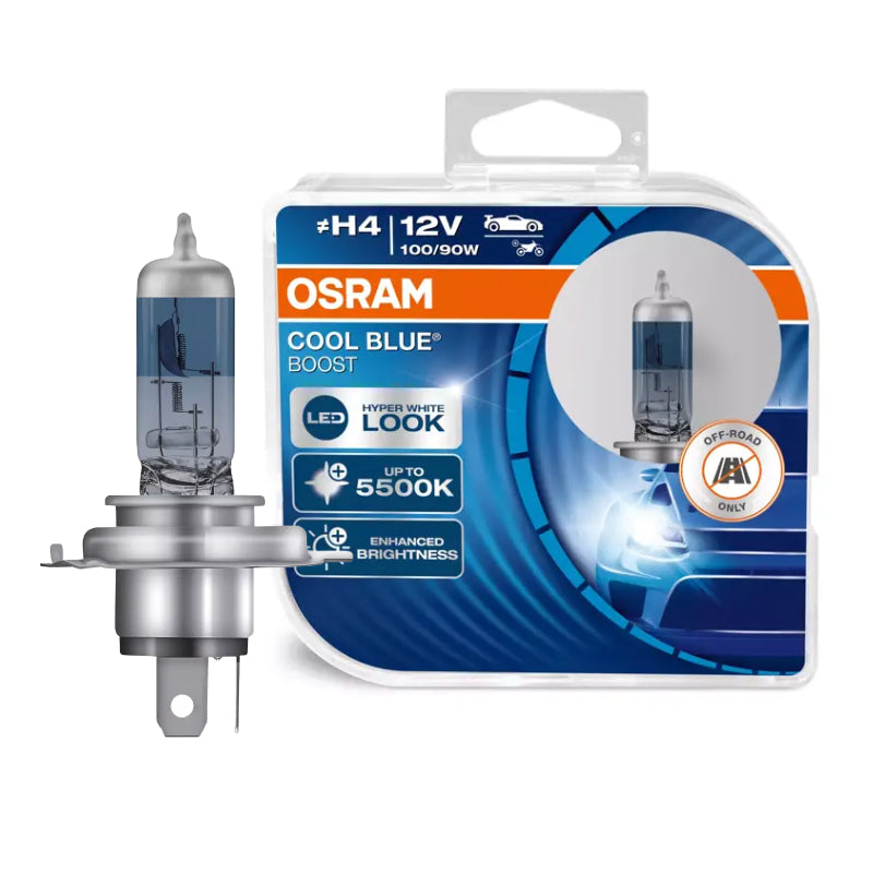 LLAMPA OSRAM H4 12V 100/90W COOL BLUE BOOST MT-OCBB4-DuoBox