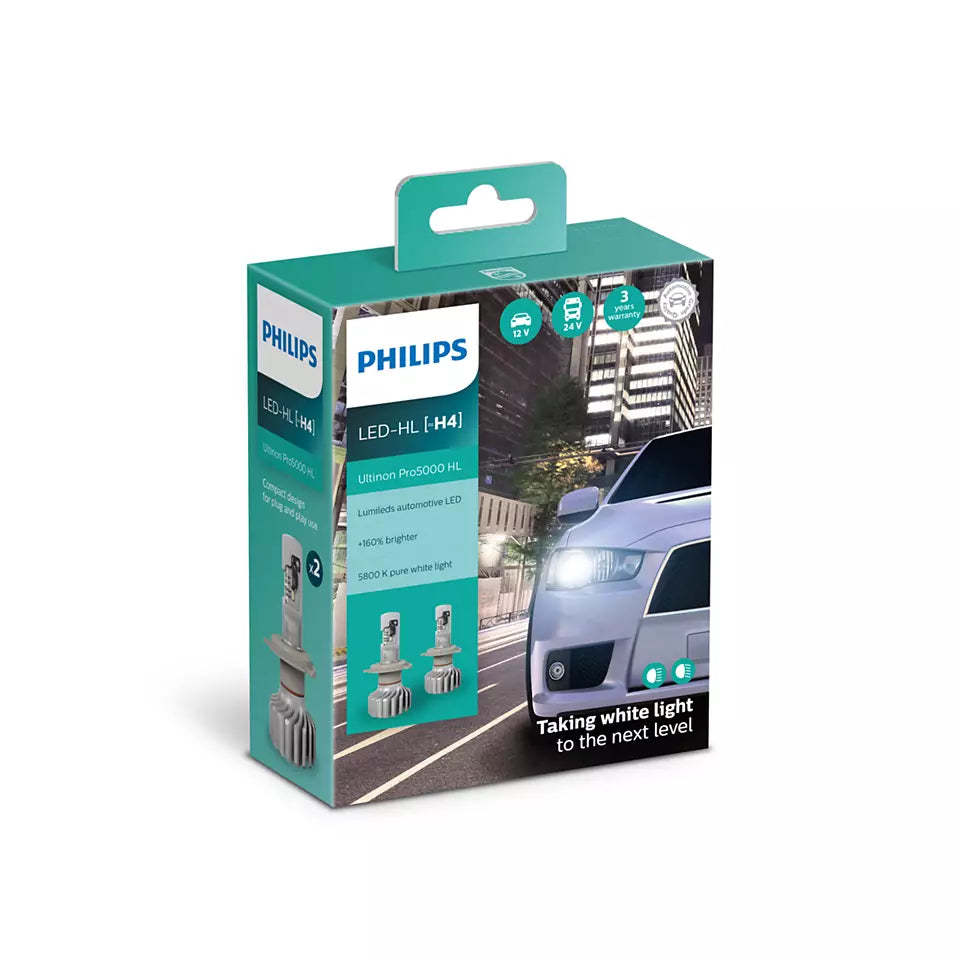 LLAMPA PHILIPS LED H4 Ultinon Pro5000 HL 12/24V 15W X2-11342-U50CW