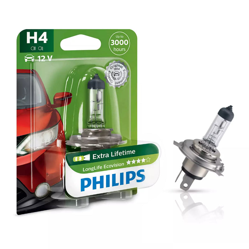 LLAMPA PHILIPS LONGLIFE ECOVISION H4 12 V 60/55 W B1-12342LLECO 1 COPE