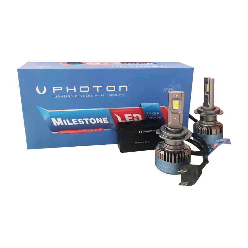 LLAMPA PHOTON LED MILESTONE H7 12-24V PURE WHITE PH-ML-2657 SET
