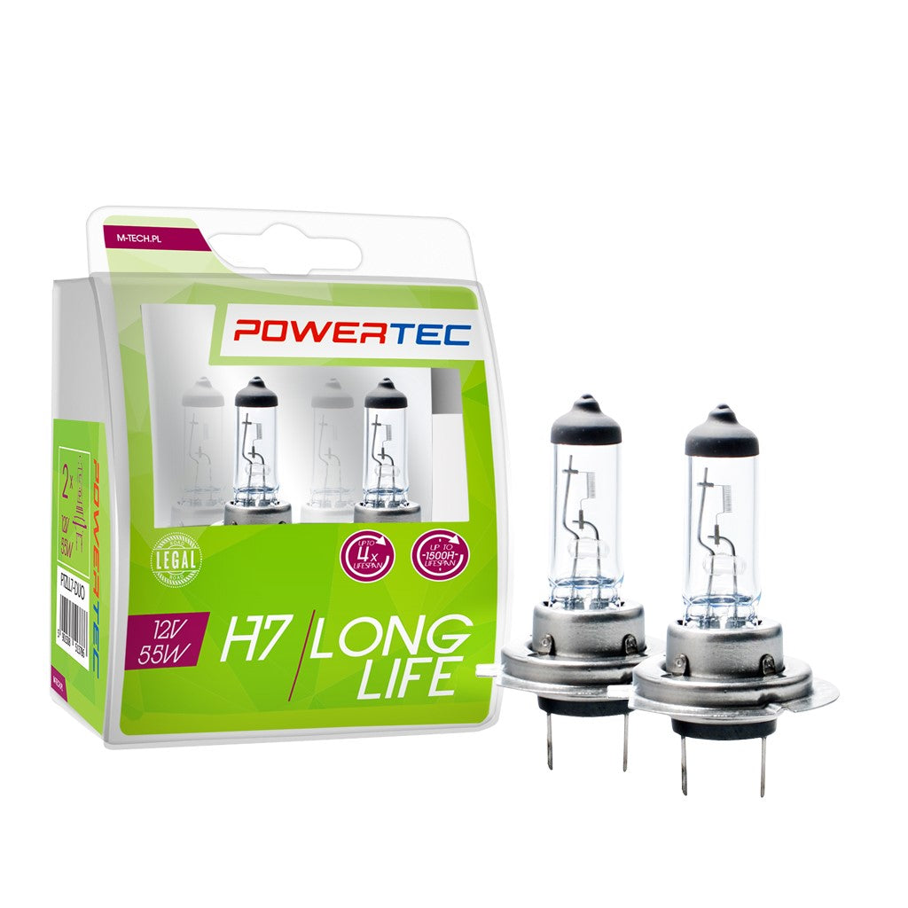 LLAMPA POWERTEC LONG LIFE H7 12V DUO MT-PTZLL7-S2