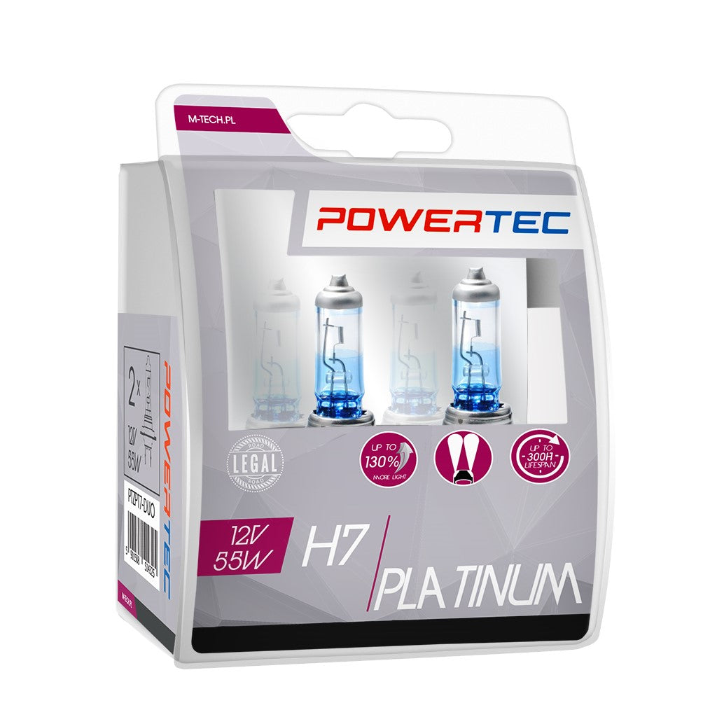 LLAMPA POWERTEC PLATINUM +130% H7 12V DUO MT-PTZPT7-S2