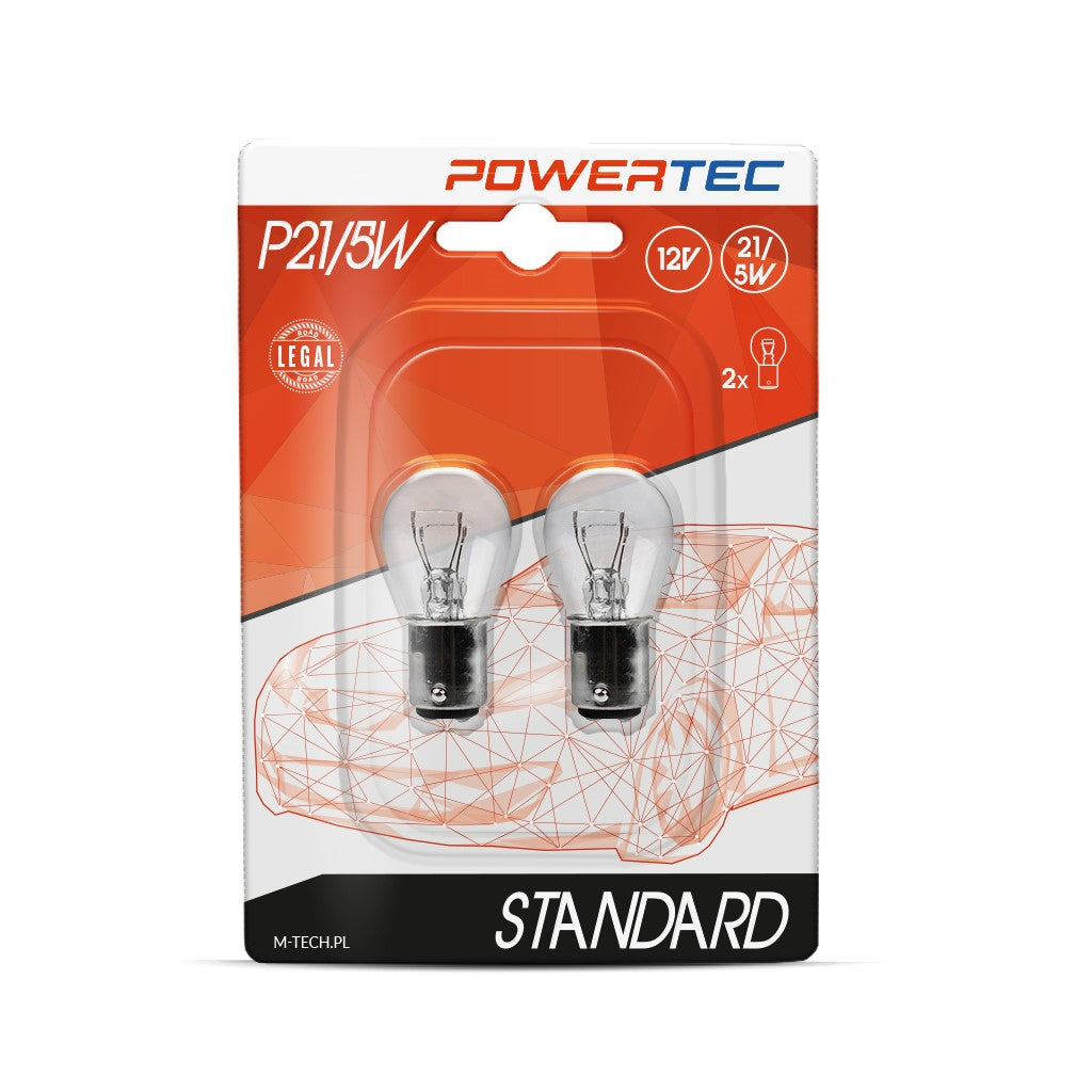 LLAMPA POWERTEC STANDARD P21/5W 12V MT-PTZ15-B2
