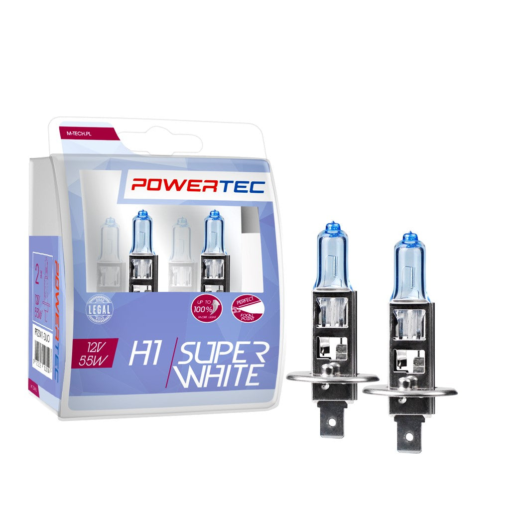 LLAMPA POWERTEC SUPER WHITE H1 12V DUO MT-PTZSW1-S2