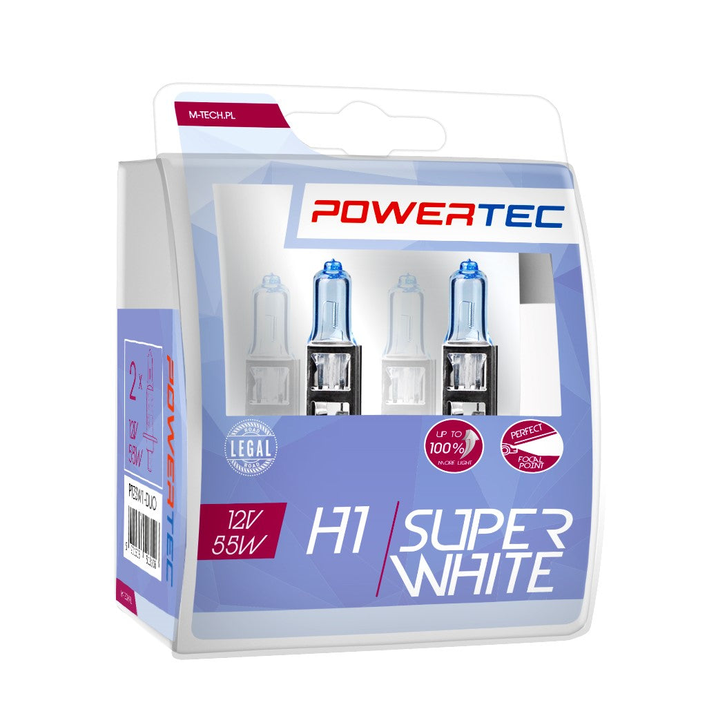 LLAMPA POWERTEC SUPER WHITE H1 12V DUO MT-PTZSW1-S2