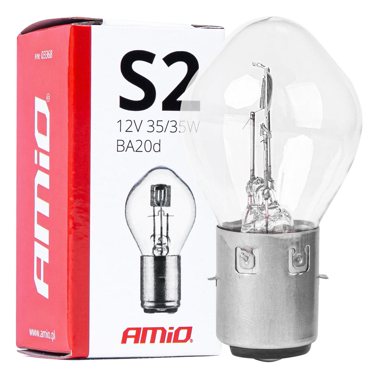 LLAMPA AMiO S2 12V 35/35W BA20d AM-03368 1 COPE