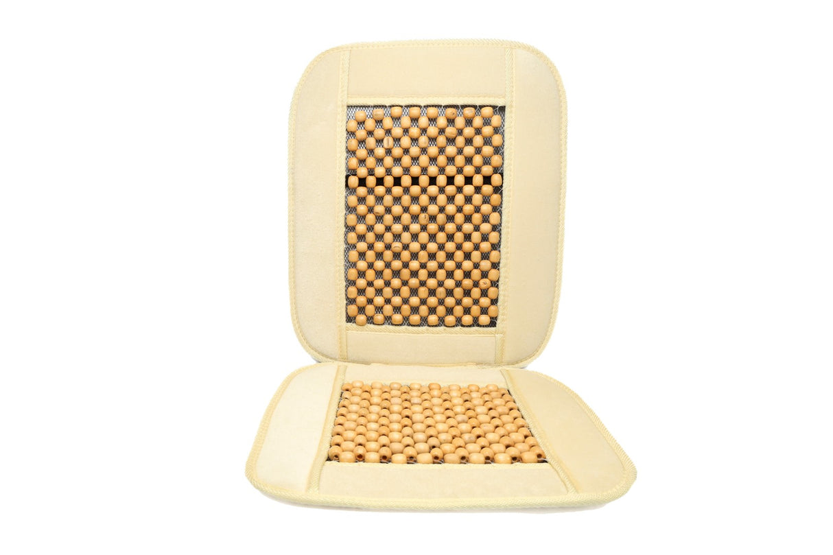 MASAZHE SEDILJE CM-86236 WOOD & VELVET BEIGE 93x44cm 1 COPE