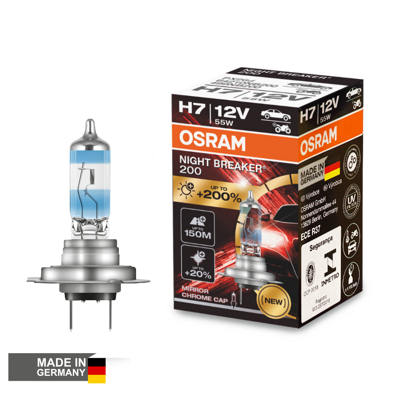LLAMPA OSRAM H7 12V 55W NIGHT BREAKER +200% MT-O64210NB200-C1