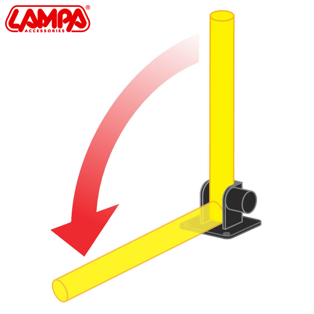 PAJISJE PER NDALIM PARKIMI LMP-62109 SECURITY FOLDABLE PARKING POST (ME 2 CELESA)