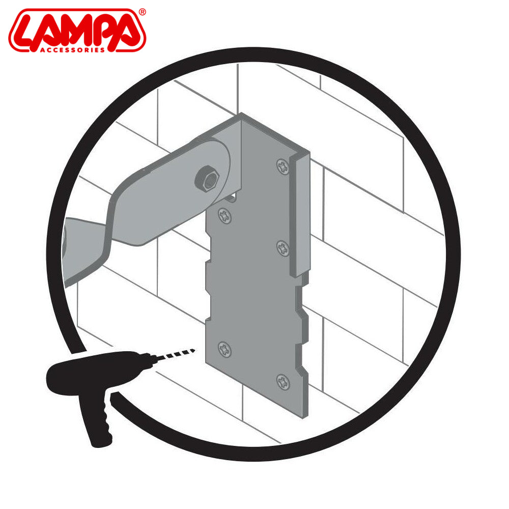 PASQYRE SIGURIE ME KEND TE GJERE LMP-65582 CONVEX SAFETY MIRROR 160° Ø30cm