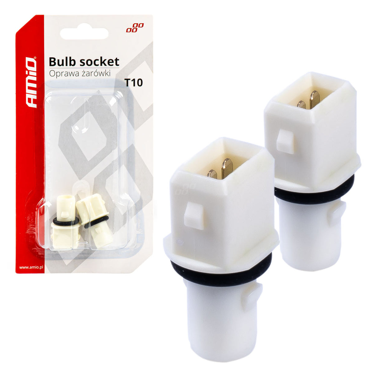 PORTALLAMPA T10 W3W W5W W16W AM-03047 PLASTIKE (BL) 2 COPE
