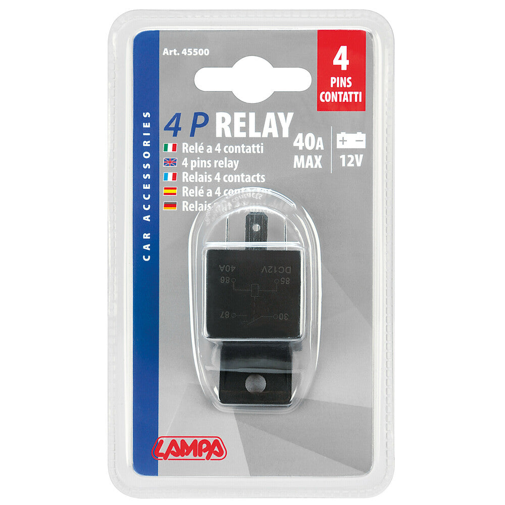 RELE LMP-45500 4-PINS 12 V 30A