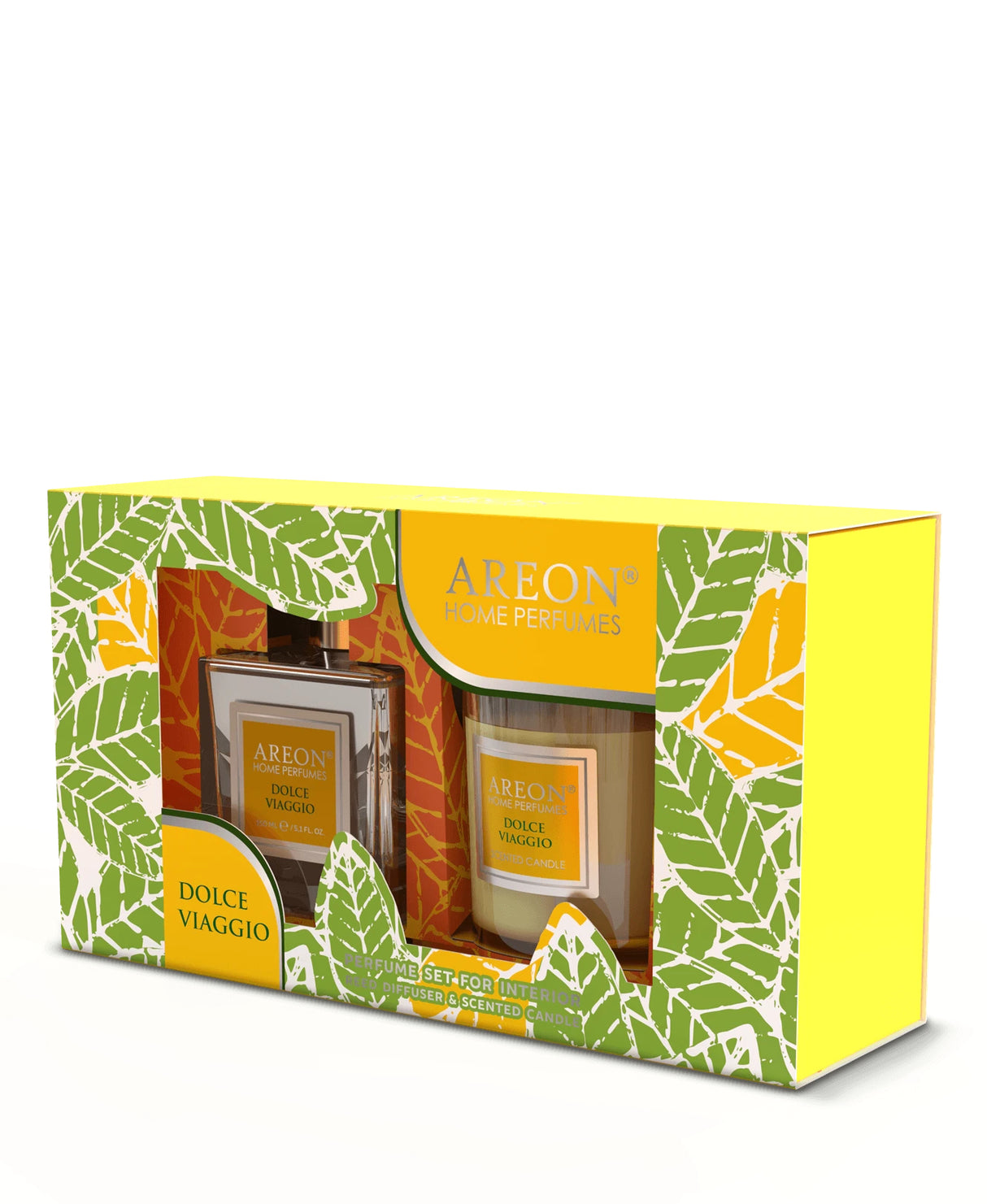 SET AMBIENTI AREON HOME PERFUME 150 mL + QIRI AROMATIK 120g - DOLCE VIAGGIO