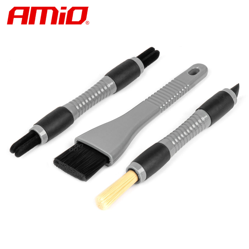 SET FURCASH PER DETAILING TE BRENDSHEM AM-04033 INTERIOR-BRUSHES 18.5 cm 3 COPE