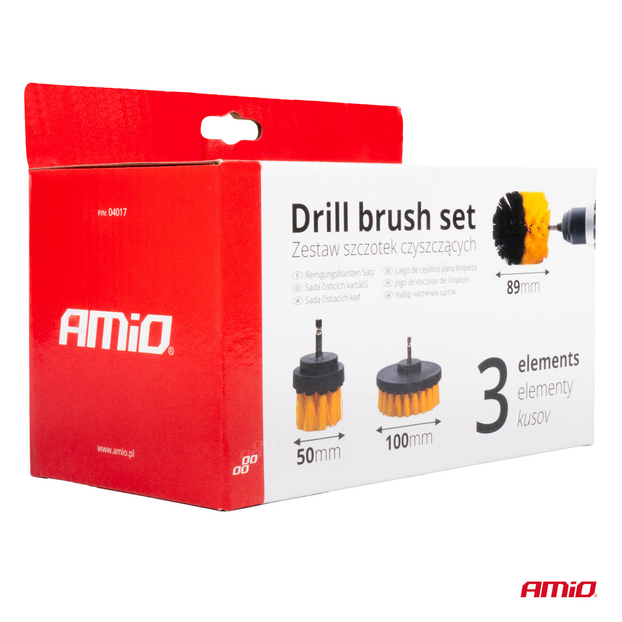 SET FURCASH PER TRAPAN AM-04017 DRILL BRUSH Ø4.5/ 8.5/ 10 cm 3 COPE