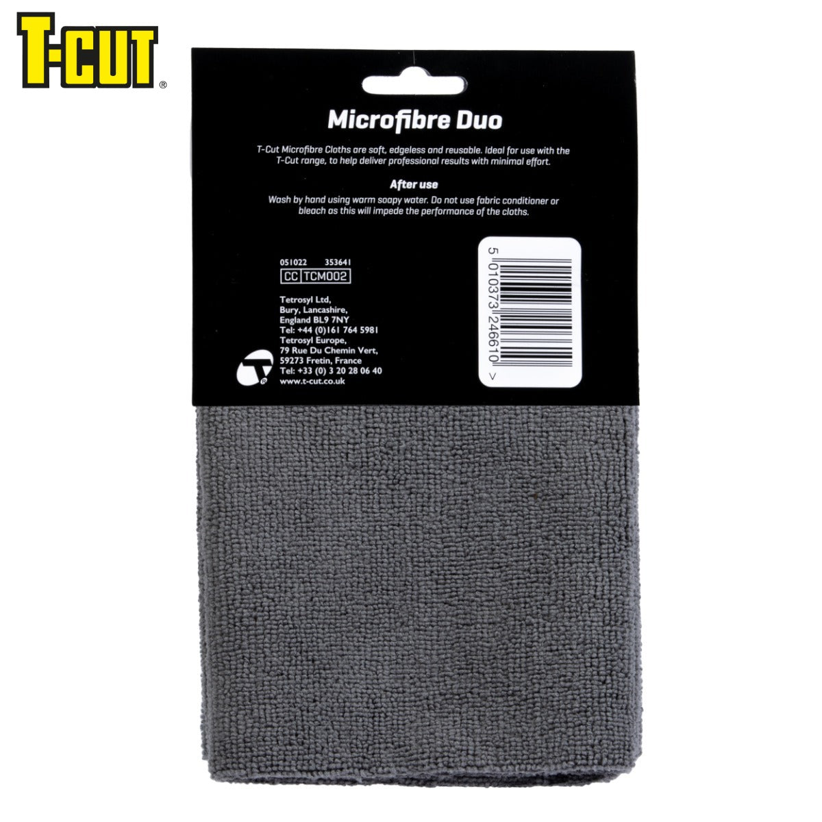 SET PECETA PASTRIMI T-CUT MICROFIBRE DUO 40x40cm 2 COPE-TCM002