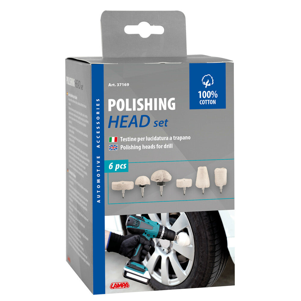 SET TAMPONE LUCIDIMI LMP-37169 POLISHING HEADS 6-PJESE