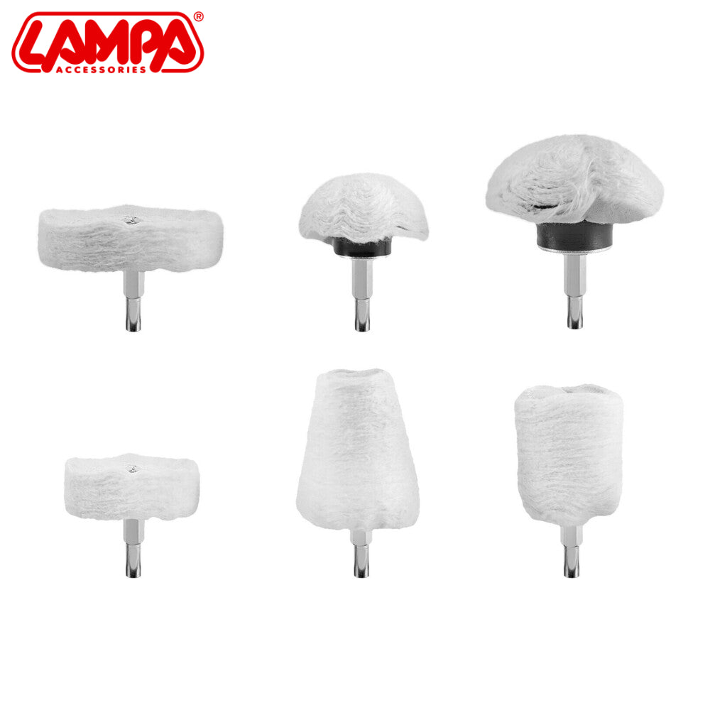 SET TAMPONE LUCIDIMI LMP-37169 POLISHING HEADS 6-PJESE