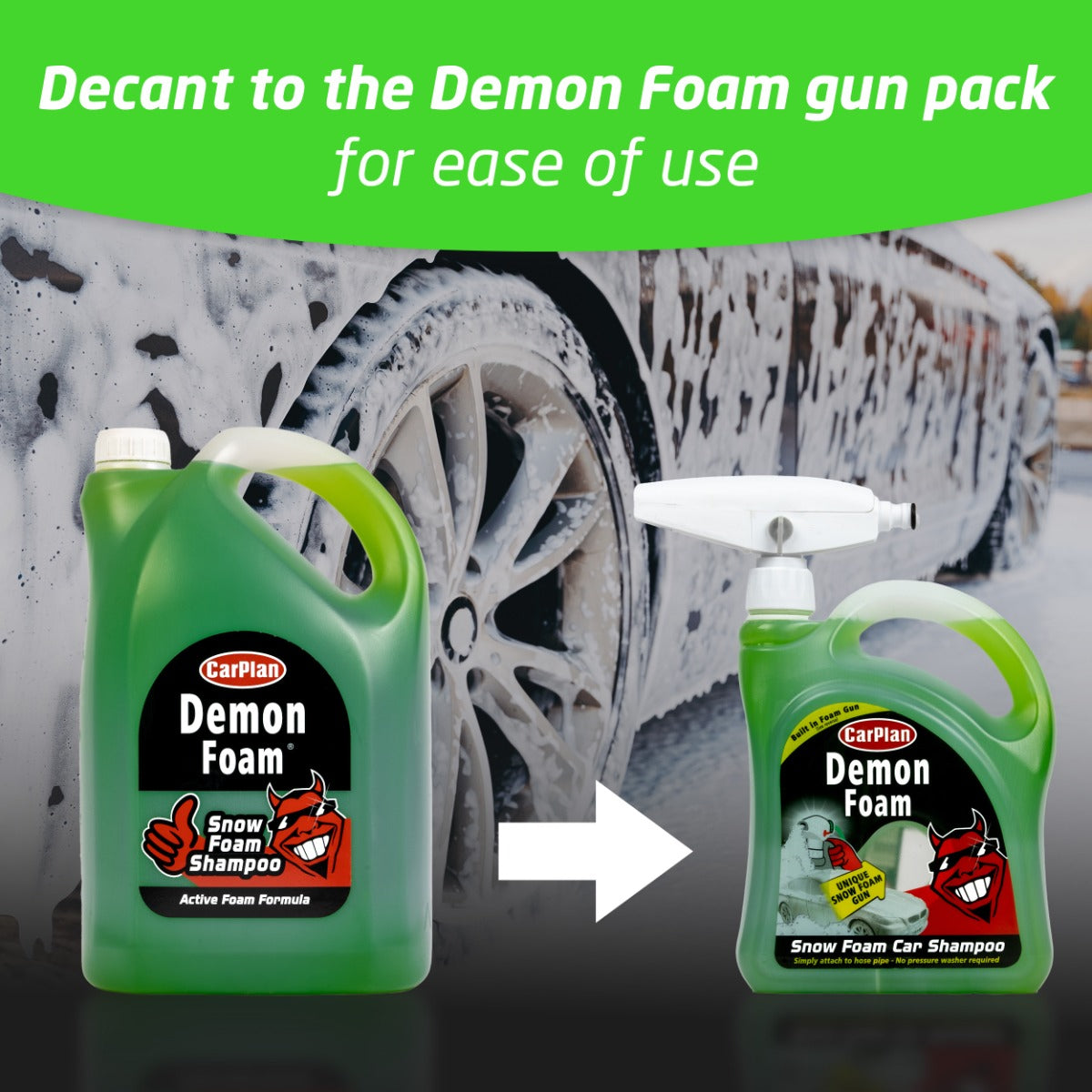 SHAMPO MAKINE CARPLAN DEMON FOAM (Cherry) 5L-CDW005