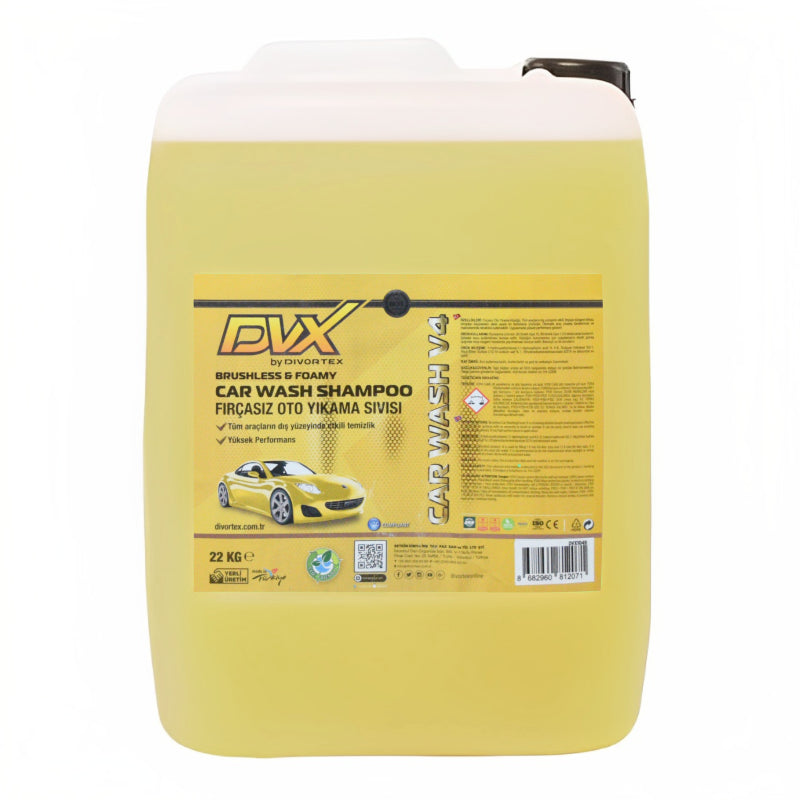 SHAMPO PA KONTAKT DIVORTEX DVX-1044 CAR WASH V4 YELLOW (1:60) 22 kg