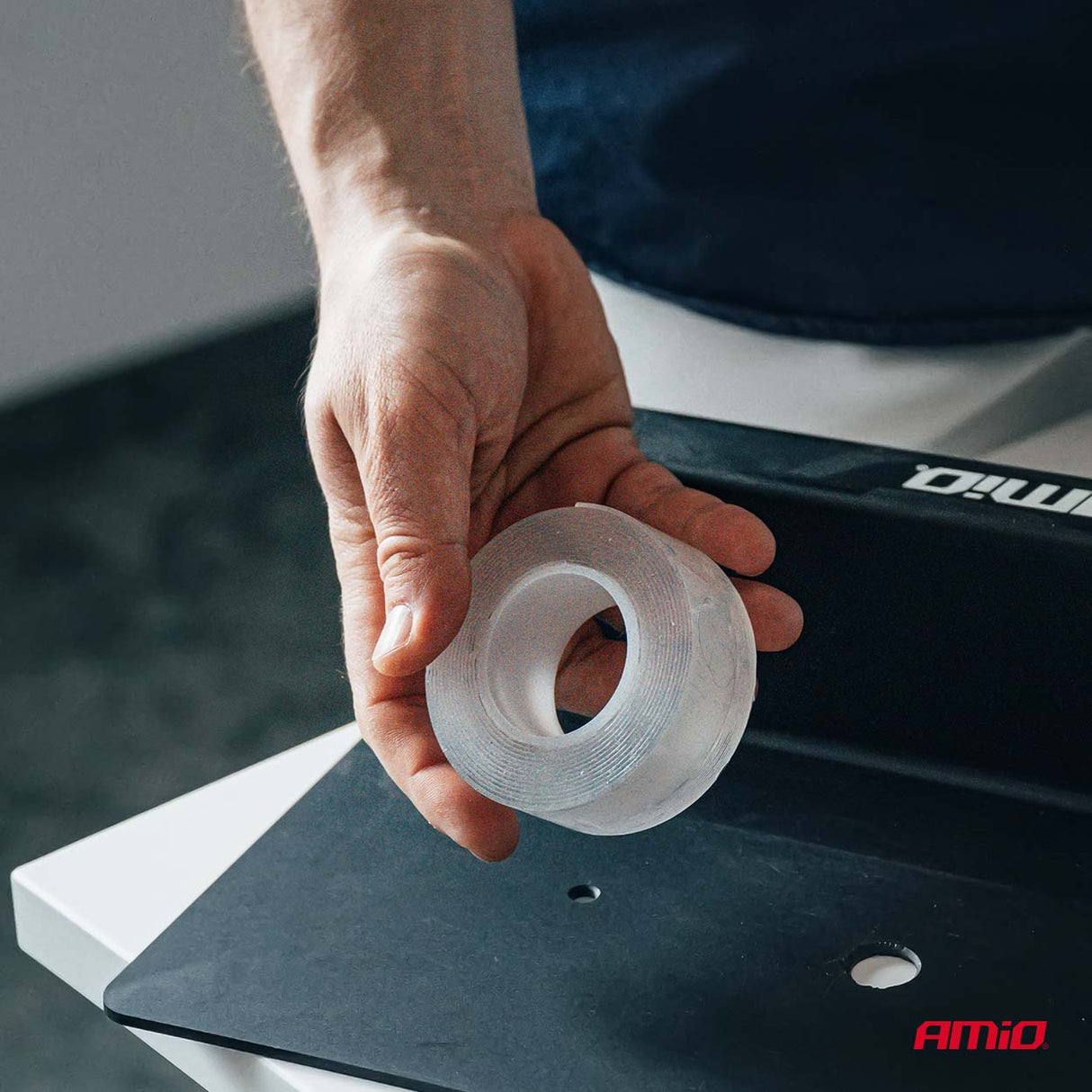 SHIRIT NGJITES AM-04848 REUSABLE NANO DOUBLE-SIDED MOUNTING TAPE 30mm x 1mm x 3m