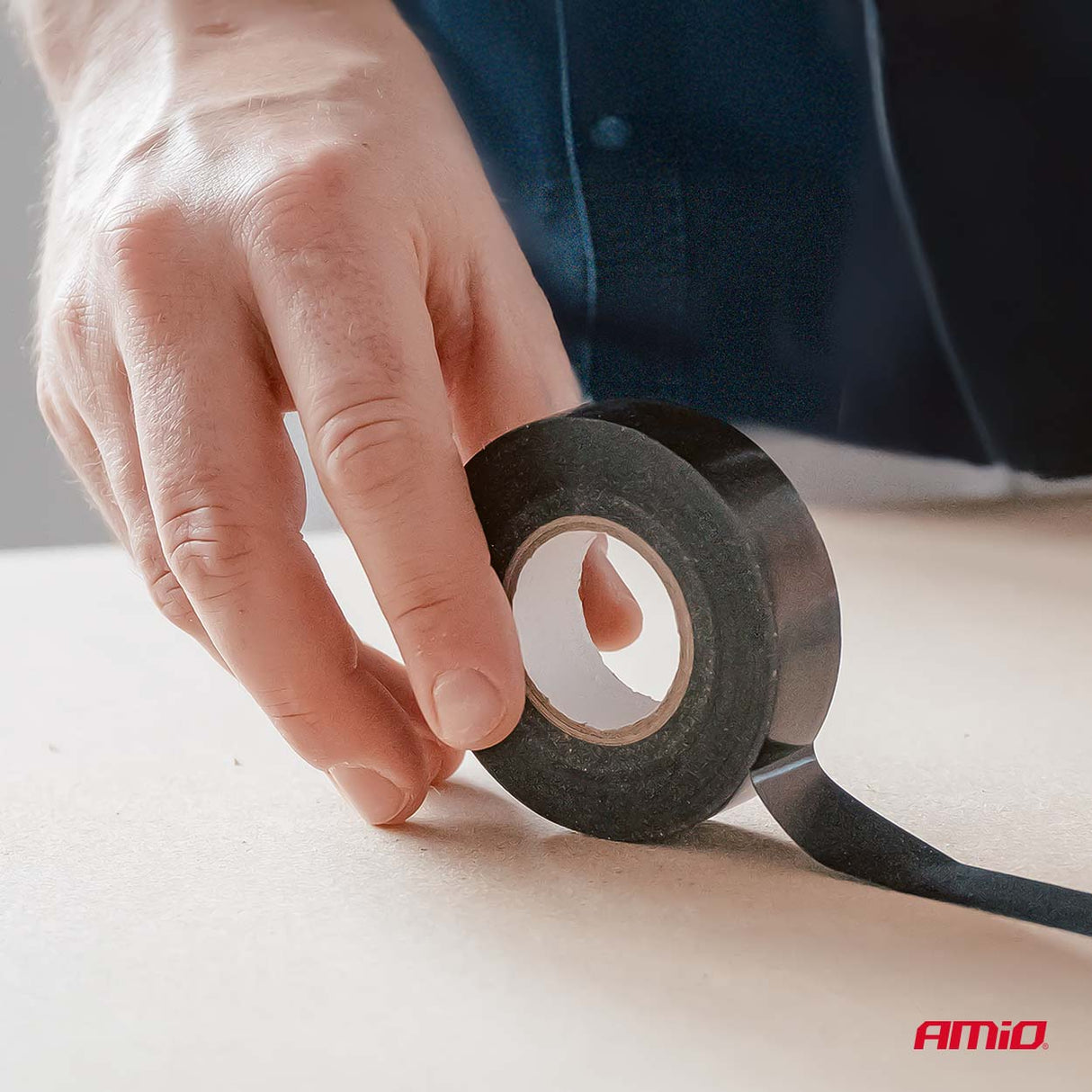 SHIRIT NGJITES AM-04855 BLACK SELF-FUSING TAPE (Self-Vulcanazing Rubber) 25mm x 0.5mm x 5m