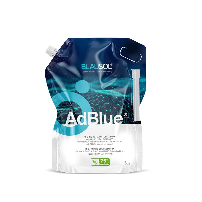 SOLUCION ADBLUE PER MARMITA KATALITIKE BLAUSOL (ISO 22241-1/ EURO 4/5/6) FLEXI 5 L