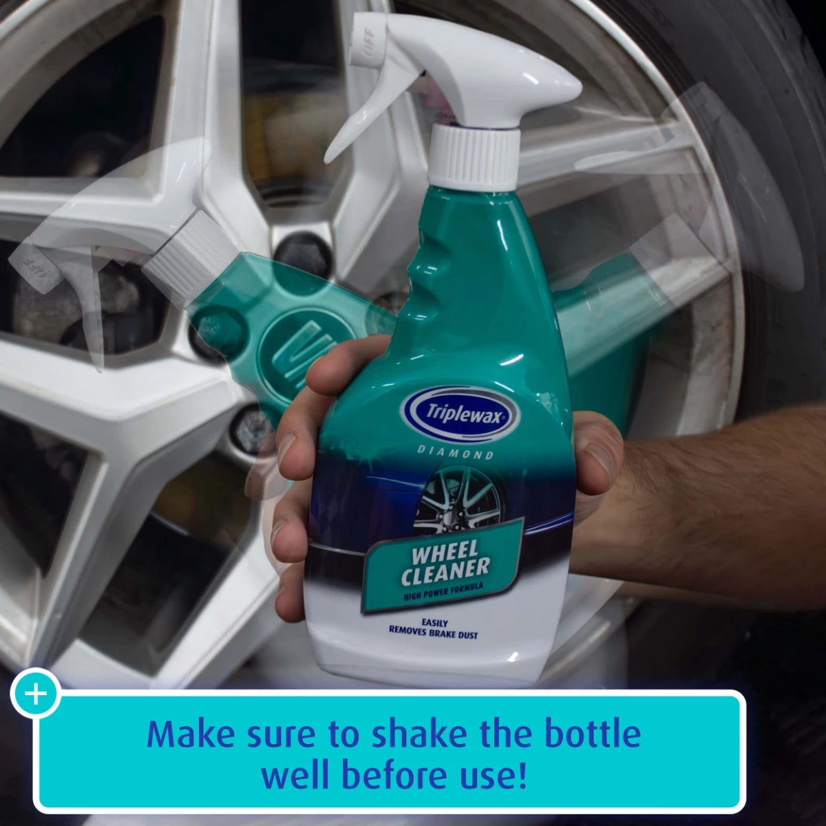 SOLUCION DISQESH TRIPLEWAX WHEEL CLEANER 500 ml-TWC504