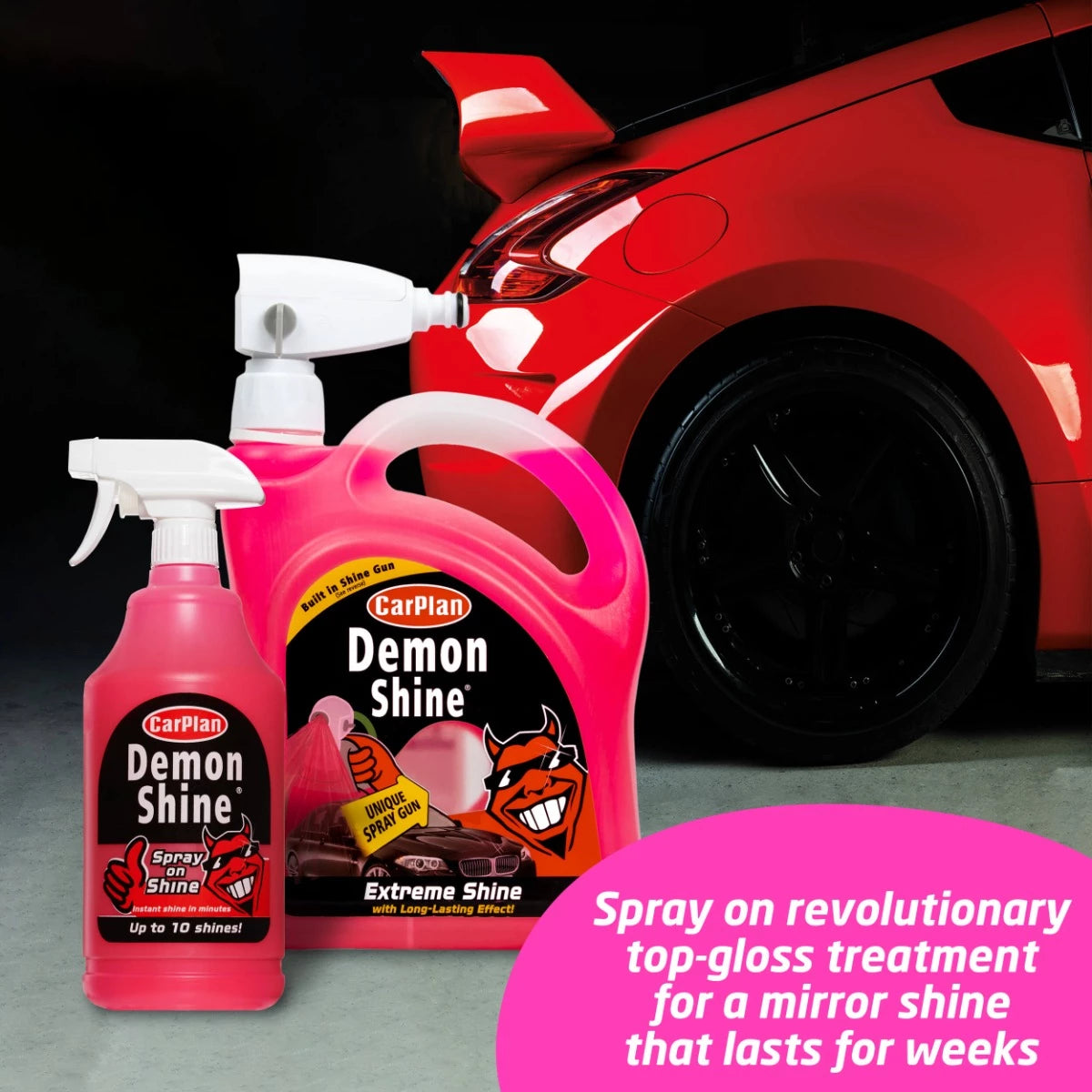 SOLUCION LUCIDIMI ME PISTOLETE CARPLAN DEMON SHINE (Cherry) 2L-CSV200