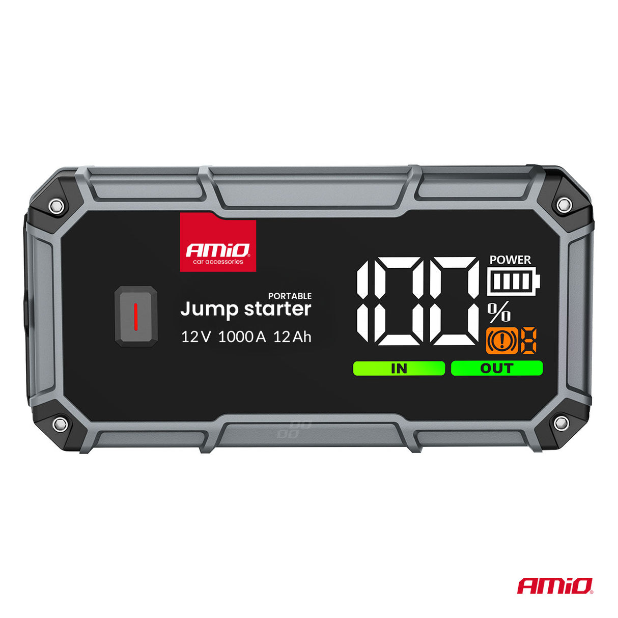 STARTER BATERIE PORTATIV 3-in-1 AMIO AM-04676 (Jump starter 12V 12Ah 1000A)